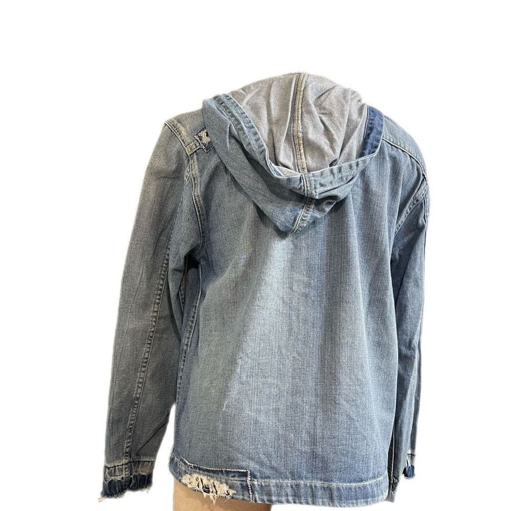 Ralph Lauren Polo Jeans Co RL67 Denim Pullover Jacket Patchwork Size Medium - Picture 2 of 11